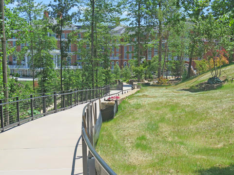 Arrival Gardens, Allées and Upper Grounds Entrances